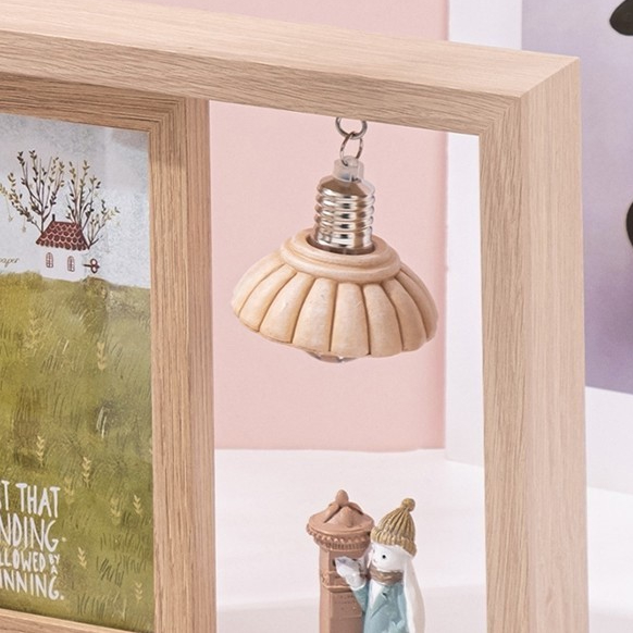 Khung ảnh để bàn 2in1 kèm đèn treo độc đáo 24x4.2x19.8cm (gấu/thỏ)-quà tặng bạn gái, đồng nghiệp