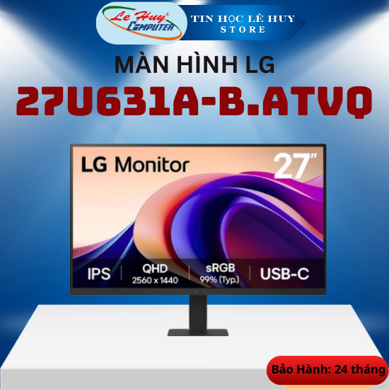 Màn Hình LCD LG 27U631A-B.ATVQ (27 inch/ 2560 x 1440/ 250 cd/m2/ 5ms / 100Hz) - Hàng Chính Hãng | BigBuy360 - bigbuy360.vn