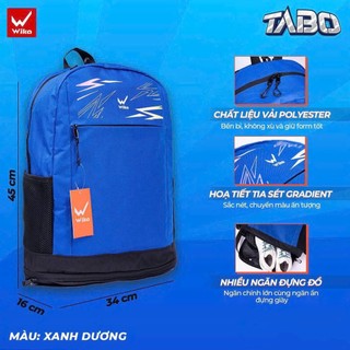 Balo Wika Tabo ,Chất Liệu Cao Cấp,Ngăn Đựng Rộng Rãi Họa Tiết Sắc Nết,Bền Bỉ,Tiện Lợi