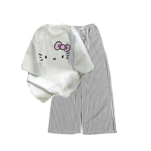 Sét Bộ Đồ Quần Ống Rộng đũi xốp + Mix Kèm Áo Phông Form Rộng Tay Lỡ-Quần áo 94
