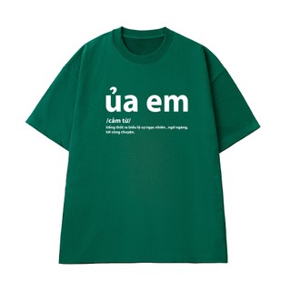 Áo Thun Hài Hước NGỐ TEE Câu Nói Nơi Công Sở "ỦA EM" Vải Cotton 100 250gsm Cao Cấp Thoáng Mát