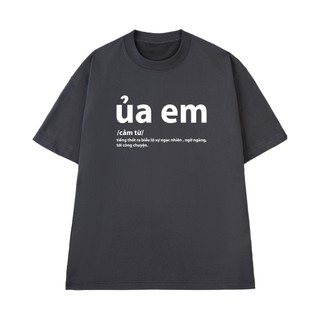 Áo Thun Hài Hước NGỐ TEE Câu Nói Nơi Công Sở "ỦA EM" Vải Cotton 100 250gsm Cao Cấp Thoáng Mát