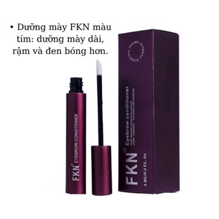 [CHÍNH HÃNG] Dưỡng Lông Mày Màu Tím Chính Hãng FKN, Serum Dưỡng Mày Dài Đậm
