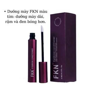[CHÍNH HÃNG] Dưỡng Lông Mày Màu Tím Chính Hãng FKN, Serum Dưỡng Mày Dài Đậm