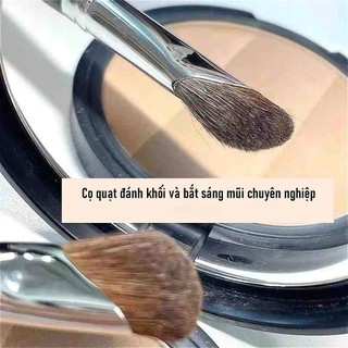 Cọ quạt đánh khối và bắt sáng mũi chuyên nghiệp, Cọ Khối Cọ Xéo Đánh Khối Mũi Đầu Vát Dẹt Lông Mềm Mại Dễ Dàng Sử Dụng