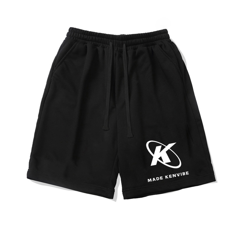 Quần Short Nam Nữ Quần Thun Ngố Họa Tiết K ,Quần Short Nỉ Đùi Dày Dặn Có Túi Kết Hợp Dây Rút,Quần Cộc Hè S1
