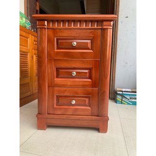 Tủ đầu giường tủ gỗ cá nhân tab 3 ngăn kéo cao 80 cm