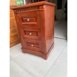 Tủ đầu giường tủ gỗ cá nhân tab 3 ngăn kéo cao 80 cm