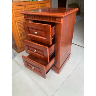 Tủ đầu giường tủ gỗ cá nhân tab 3 ngăn kéo cao 80 cm