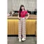 SFQ2045 Quần nữ kate kẻ dáng suông dài sunfly