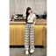 SFQ2045 Quần nữ kate kẻ dáng suông dài sunfly