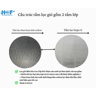 Lọc gió điều hòa ô tô cao cấp HCF cho xe Hyundai Custin