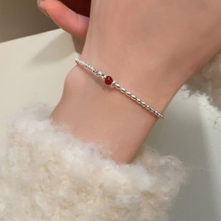 Lắc Tay Hạt  PJN Mix Đá Hạt Đỏ Tự Nhiên Thiết Kế Tối Giản Sang Trọng Phù Hợp Đi Tiệc Đi Chơi Dành Cho Nàng VT27