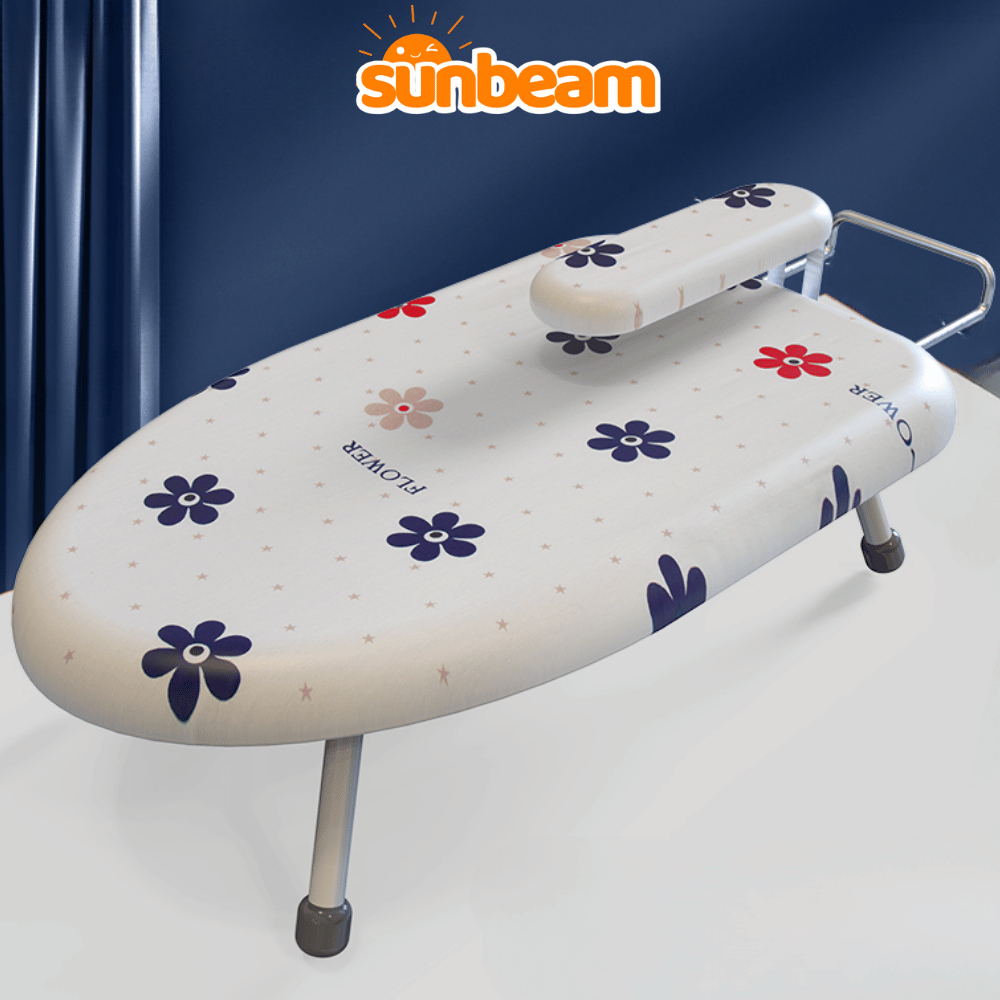 Cầu Là Quần Áo Mini Gấp Gọn, Bàn Để Ủi Quần Áo SUNBEAM Vỏ Bọc Cotton Chống Bỏng