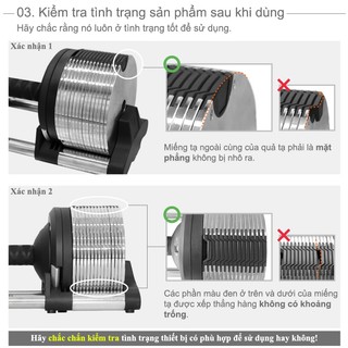 Tạ Tay Điều Chỉnh LYSIN 40kg (bộ 80kg) –Tăng Giảm 1kg, Mạ Crom Chống Gỉ, Tay Cầm Cao Su Bảo Vệ Tay, Bền Bỉ Chuẩn Nhật
