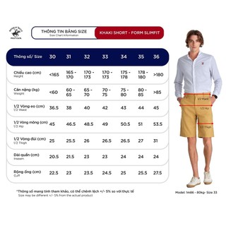 Quần short linen Nam Regular Fit Beverly Hills Polo Club - QLMRSS25V067