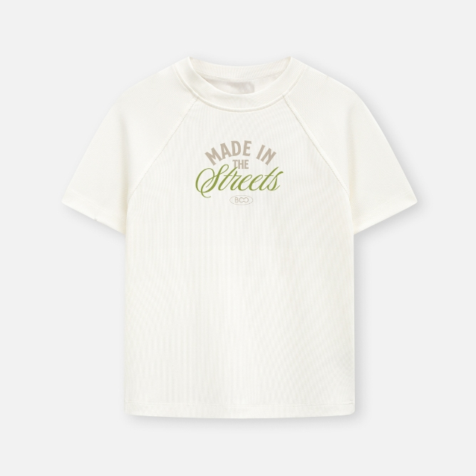 Áo Thun BOO Unisex Cotton Regular Tay Raglan In Graphic Made In The Street