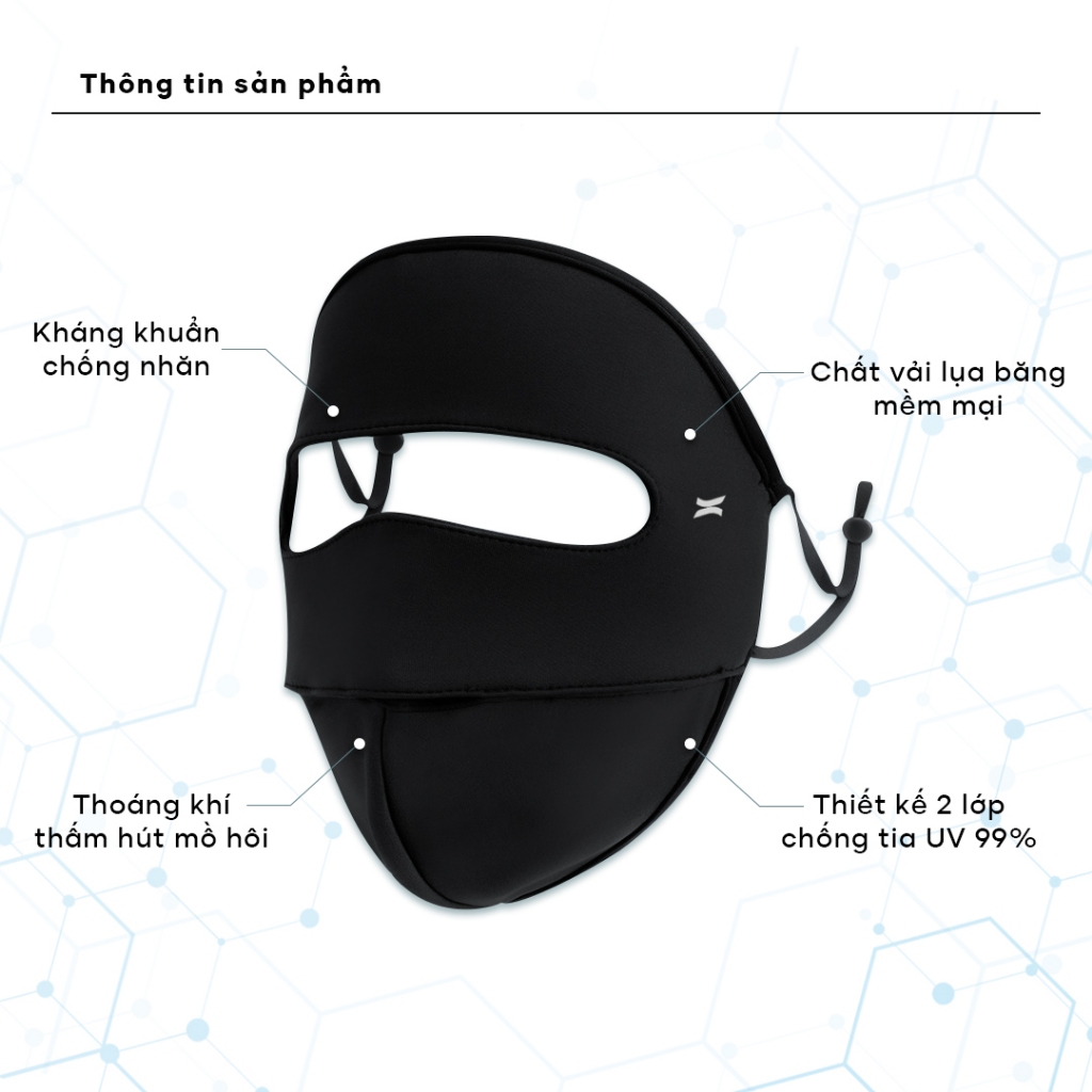 [2 LỚP] Khẩu Trang Chống Nắng Chống UV 2 Lớp Thun Lạnh UPF+ Upper You Mịn Mát Dày Dặn - FM02/FM03/FM04