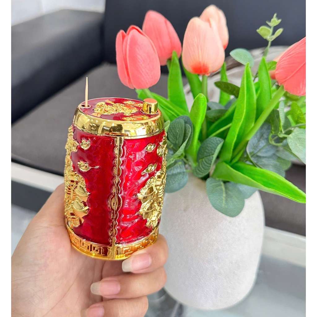 HỦ ĐỰNG TĂM HOÀNG KIM dạng nhấn siêu tiện lợi