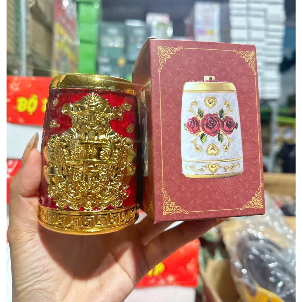 HỦ ĐỰNG TĂM HOÀNG KIM dạng nhấn siêu tiện lợi