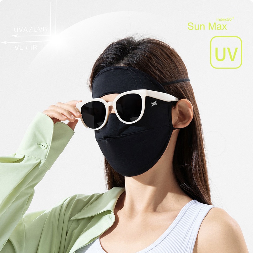 [2 LỚP] Khẩu Trang Chống Nắng Chống UV 2 Lớp Thun Lạnh UPF+ Upper You Mịn Mát Dày Dặn - FM02/FM03/FM04