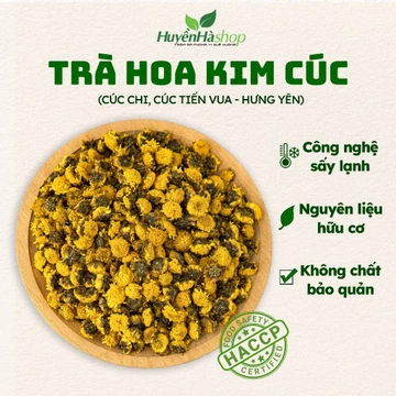 Hoa Kim Cúc Khô Sấy Lạnh Thượng Hạng - Trà Hoa Cúc Chi, Hoa Cúc Tiến Vua Organic - Huyền Hà Shop