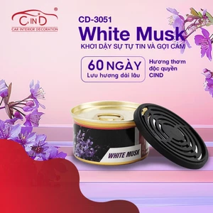 Sáp Thơm Ô Tô CIND CD-3051 White Musk 40g -