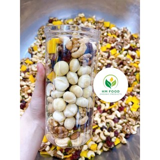 [ Free Ship Hỏa Tốc] Granola Mix Hạt Siêu Hạt Dinh Dưỡng Ăn Kiêng Thơm Ngon Tại HM Food