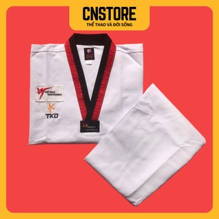 Võ Phục Taekwondo Cổ Đỏ Đen Giá Rẻ