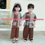 Bà ba GIÁ RẺ,Đồ đôi cho bé trai và bé gái, chất vải lụa mềm mát size 7-70KG