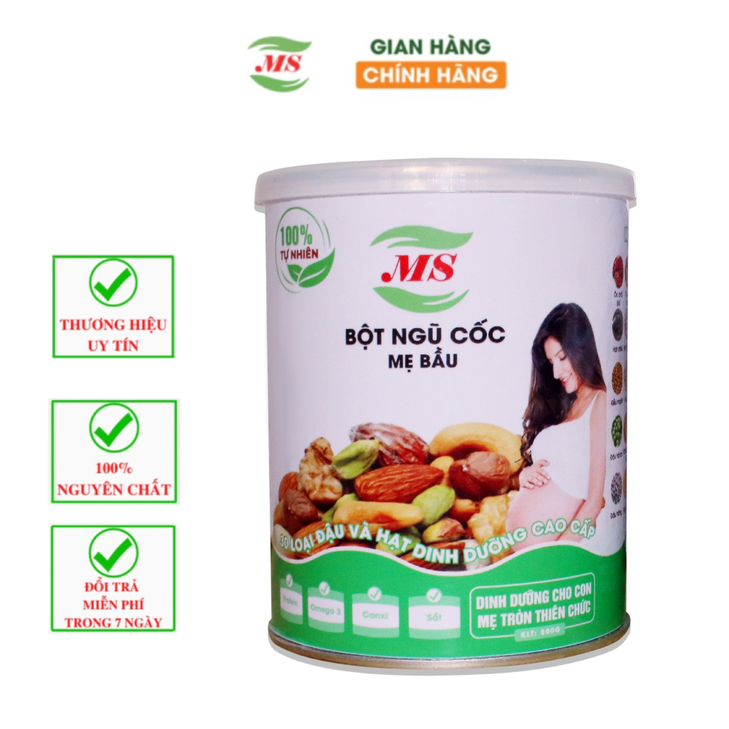 Ngũ Cốc Cho Bà Bầu, Ngũ Cốc Bầu, Ngũ Cốc Dành Cho Mẹ Bầu  - MS (500g)