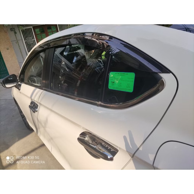 Vè che mưa xe Honda City 2021-2026 nhựa đen ABS hàng cao cấp