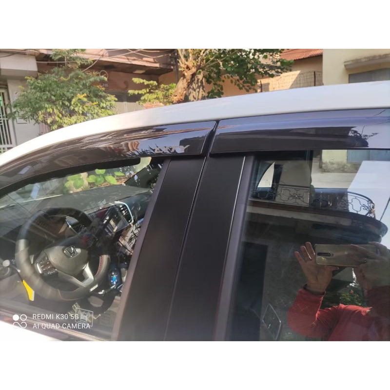 Vè che mưa xe Honda City 2021-2026 nhựa đen ABS hàng cao cấp