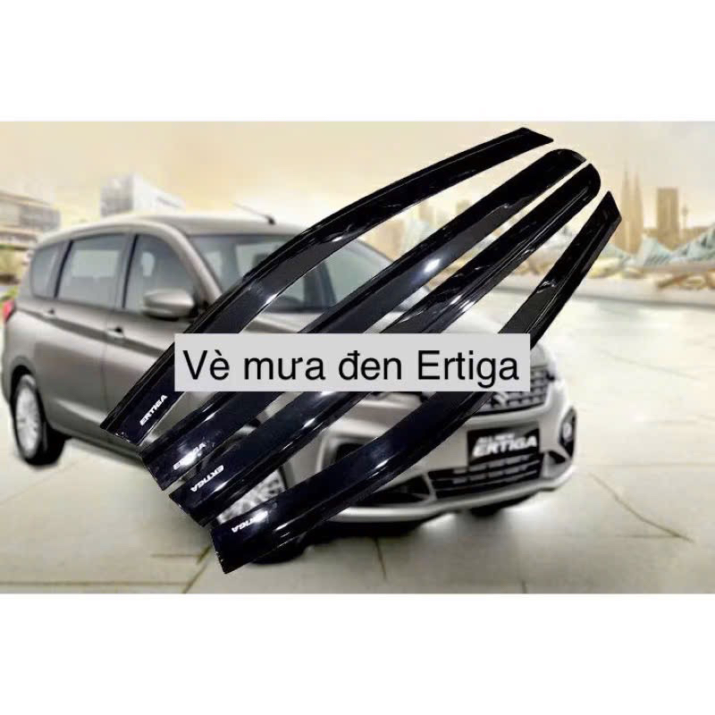 Vè che mưa xe Suzuki Ertiga 2019-2024 nhựa đen ABS hàng cao cấp