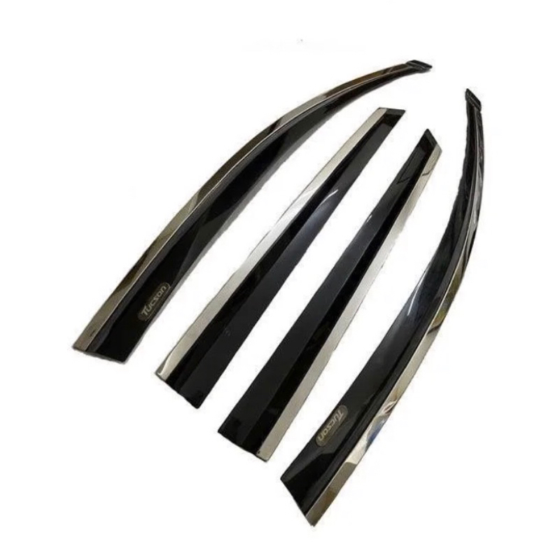 Vè che mưa xe Huyndai Tucson 2022-2026 chỉ inox sáng bóng hàng cao cấp