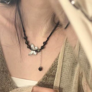 Dây Chuyền Nữ Vintage Đá  Phong Cách Boho Handmade Cá Tính - Phụ Kiện Cổ Điển Xinh Xắn