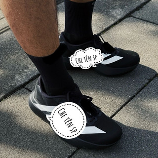 Giày thể thao bigsize nam nữ cổ thấp chạy bộ hè 2025 màu đen kẻ trắng siêu êm nhẹ , sneaker thời trang cao cấp big size
