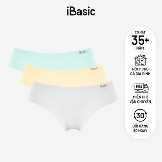 Combo 3 quần lót nữ su lưng vừa không đường may không lộ viền iBasic V188