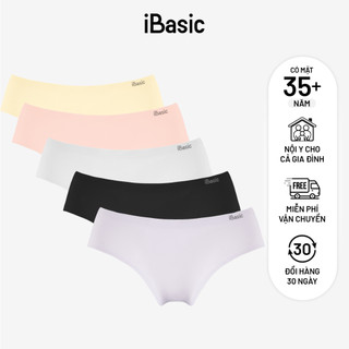 Combo 5 quần lót nữ su lưng vừa không đường may không lộ viền iBasic V188