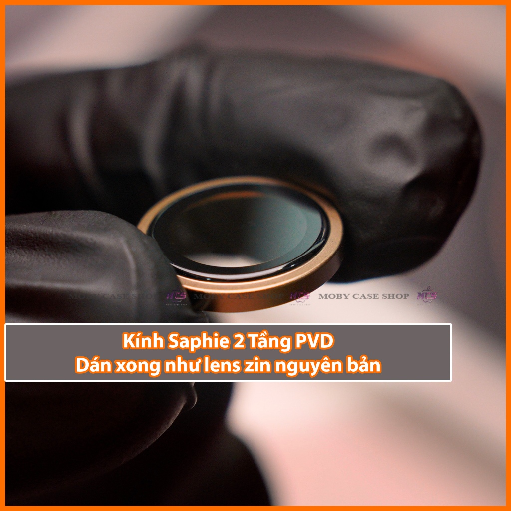 Chụp Bảo Vệ Lens Camera PVD 2 Tầng Saphie Iphone 17 pro max 16 promax 15 14 full dòng !