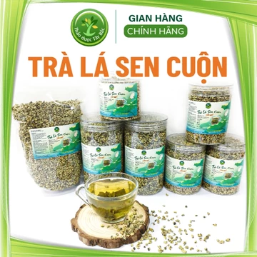 Trà lá sen non cuộn (lá sen vo viên), thanh nhiệt, giảm cân, giảm stress, ngủ ngon, ổn định đường huyết, hạ cholesterol