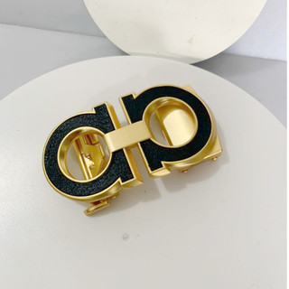 Mặt khoá thắt lưng nam không kèm dây kiểu chữ a gạt tự động dùng cho dây có răng cưa
