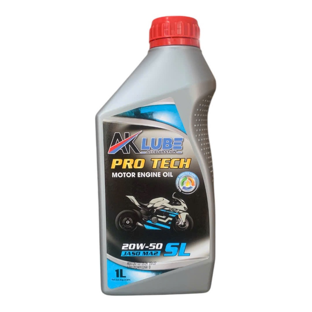 DẦU NHỚT      AKLUBE PROTECH 20W50 SL 4T