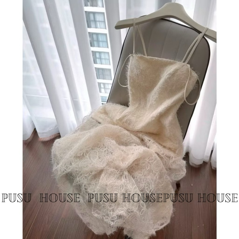 [sẵn]Đầm thiết kế dự tiệc ren hoa 2s dáng dài vừa dịu dàng vừa gợi cảm đi chơi dạo phố đi biển siêu xinh - PUSU HOUSE