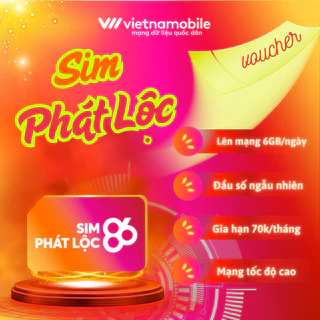 Sim Vietnamobile Phát Lộc 2025 Data 6GB/Ngày + 30 Phút Gọi Ngoại Mạng + Free Gọi Nội Mạng. Chỉ Dùng Tại 20 Tỉnh Miền Nam
