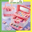 Bộ Đồ Chơi Trang Điểm 3 Tầng Cao Cấp Cho Bé Cốp Trang Điểm Make Up Thật Valy Qùa Tặng Cho Bé Gái - BỐ KHỦNG LONG