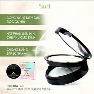 Phấn Trang Điểm Kiềm dầu và chống nắng SPF 30+ Suri E410