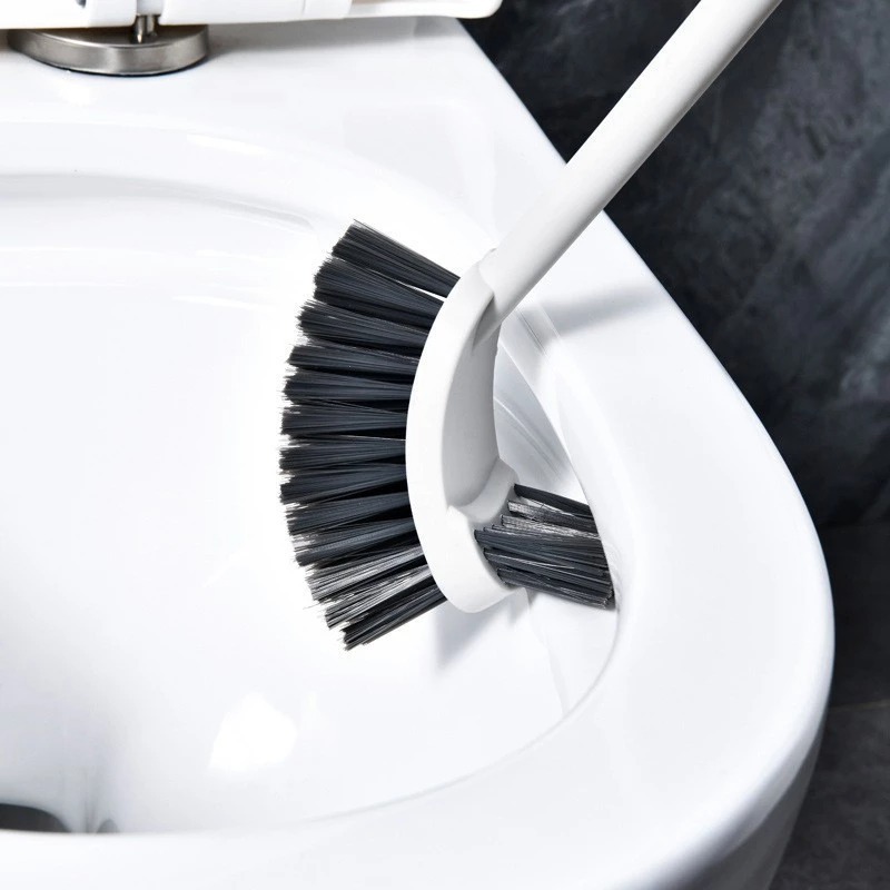 Bàn chải vệ sinh bồn cầu, Cây cọ toilet 2 đầu Chính Hãng Việt Nhật (Mã 5850)