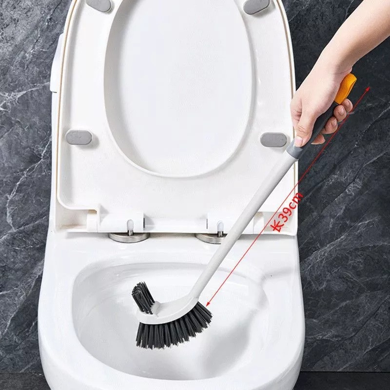 Bàn chải vệ sinh bồn cầu, Cây cọ toilet 2 đầu Chính Hãng Việt Nhật (Mã 5850)