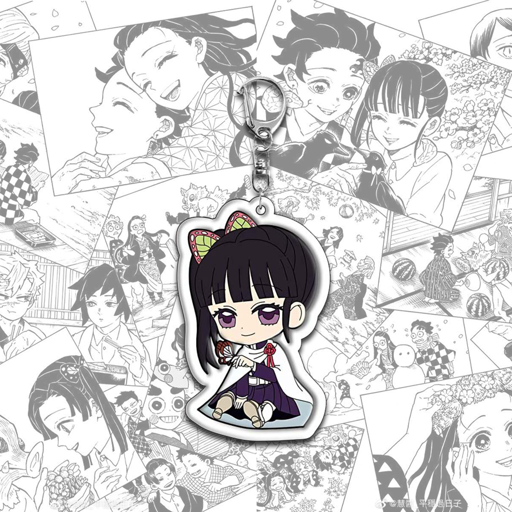 Móc Chìa Khoá, Móc Khoá Kimetsu no Yaiba Chibi In Chất Liệu Acrylic 2 Mặt Chất Lượng Cao Nhiều Mẫu Nhân Vật - SakuMai